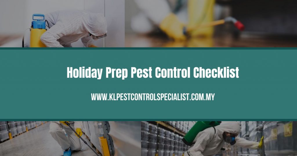 Holiday Prep Pest Control Checklist