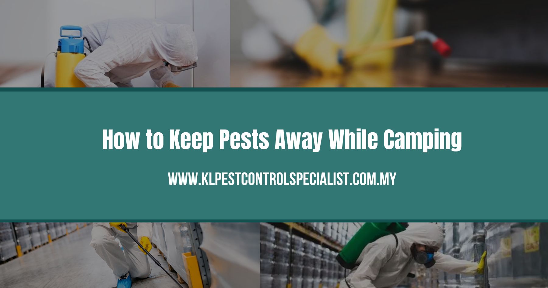 How to Keep Pests Away While Camping
